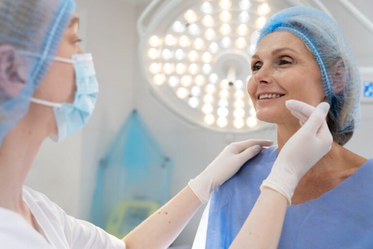 Facial Contouring with Chin Implant