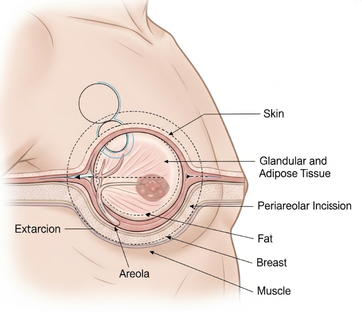 Periareolar (Concentric Circle) Top Surgery