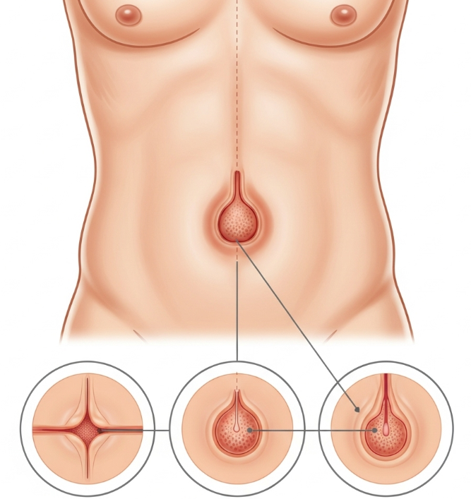 Enlargement Umbilicoplasty