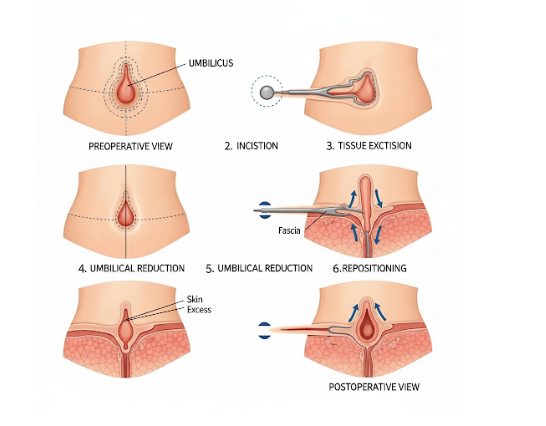 Reduction Umbilicoplasty
