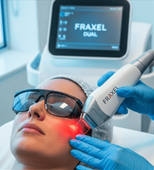 Dual Wavelength Fractional Laser