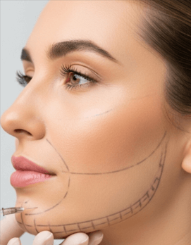 Injectable Chin Profile Correction
