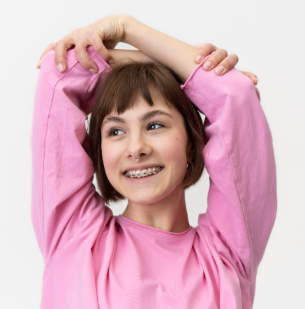 Low-Profile Metal Braces