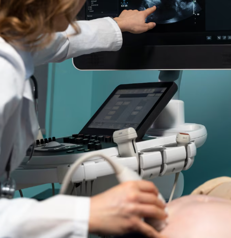 Transvaginal Ultrasound Confirmation